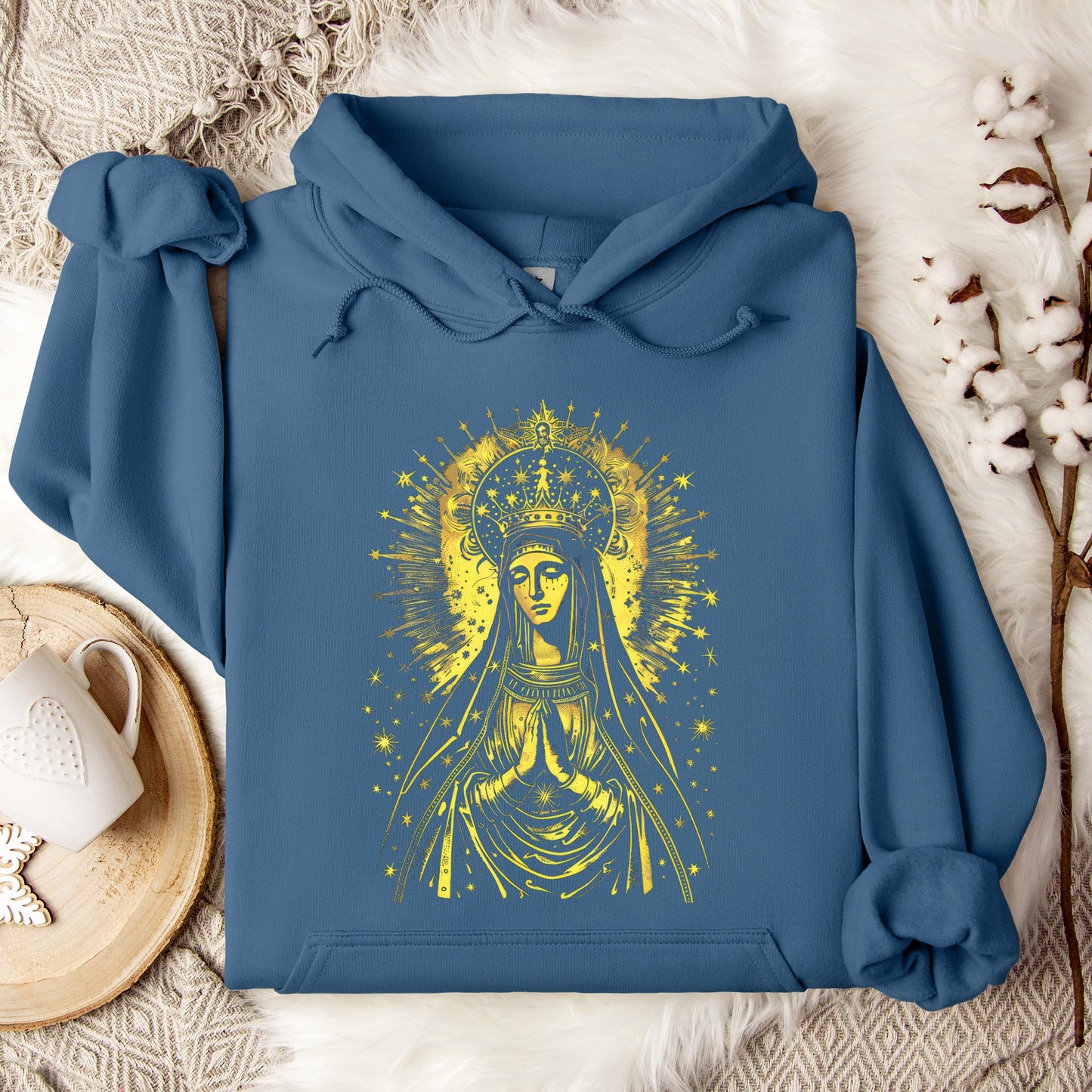 The Holy Virgin Mary 110 Hoodie