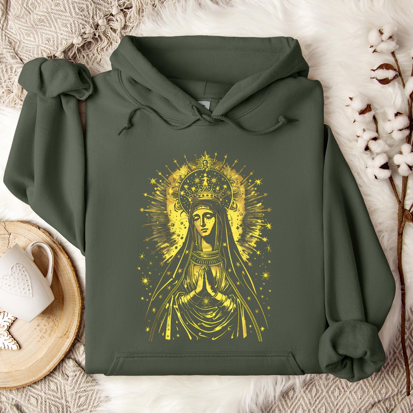 The Holy Virgin Mary 110 Hoodie