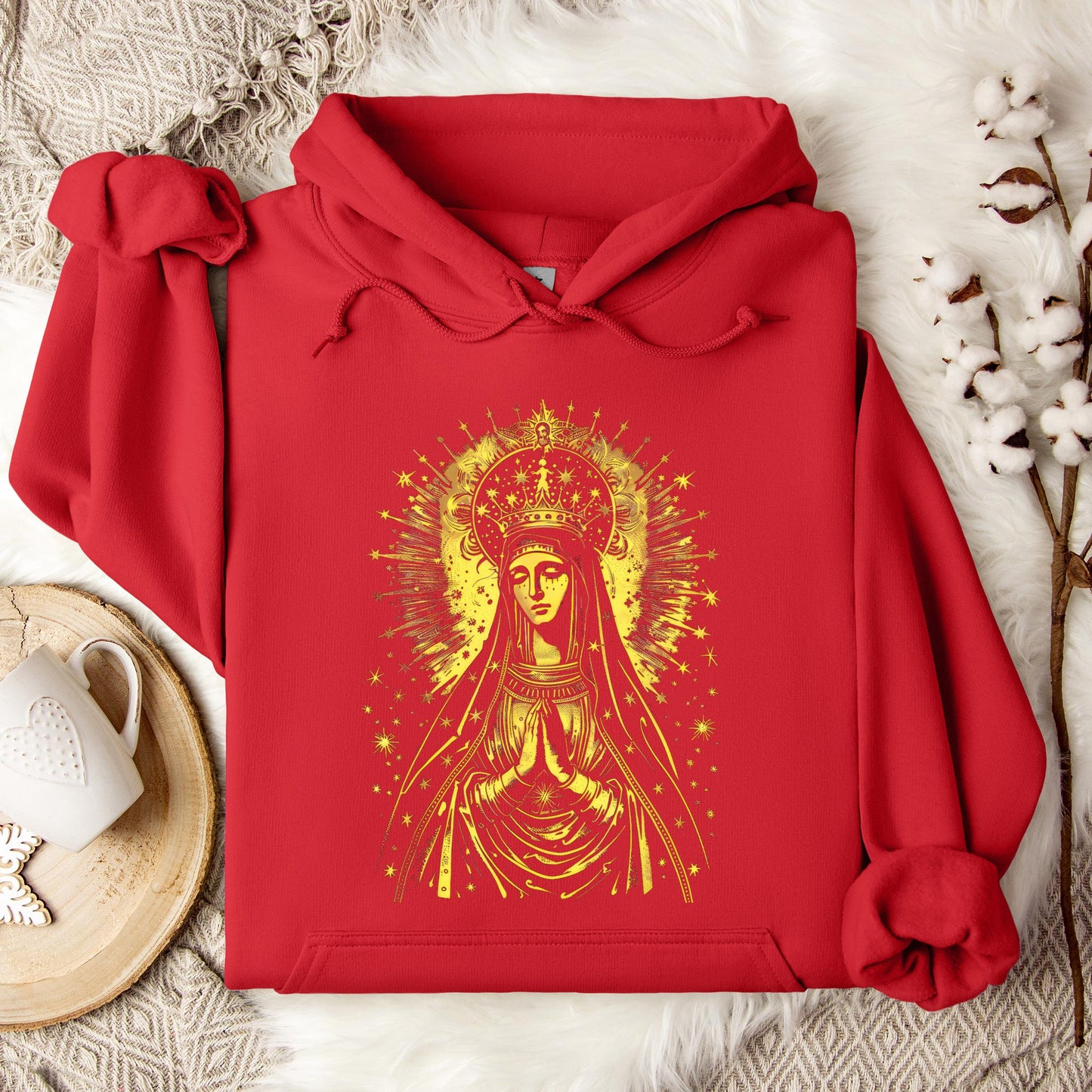 The Holy Virgin Mary 110 Hoodie
