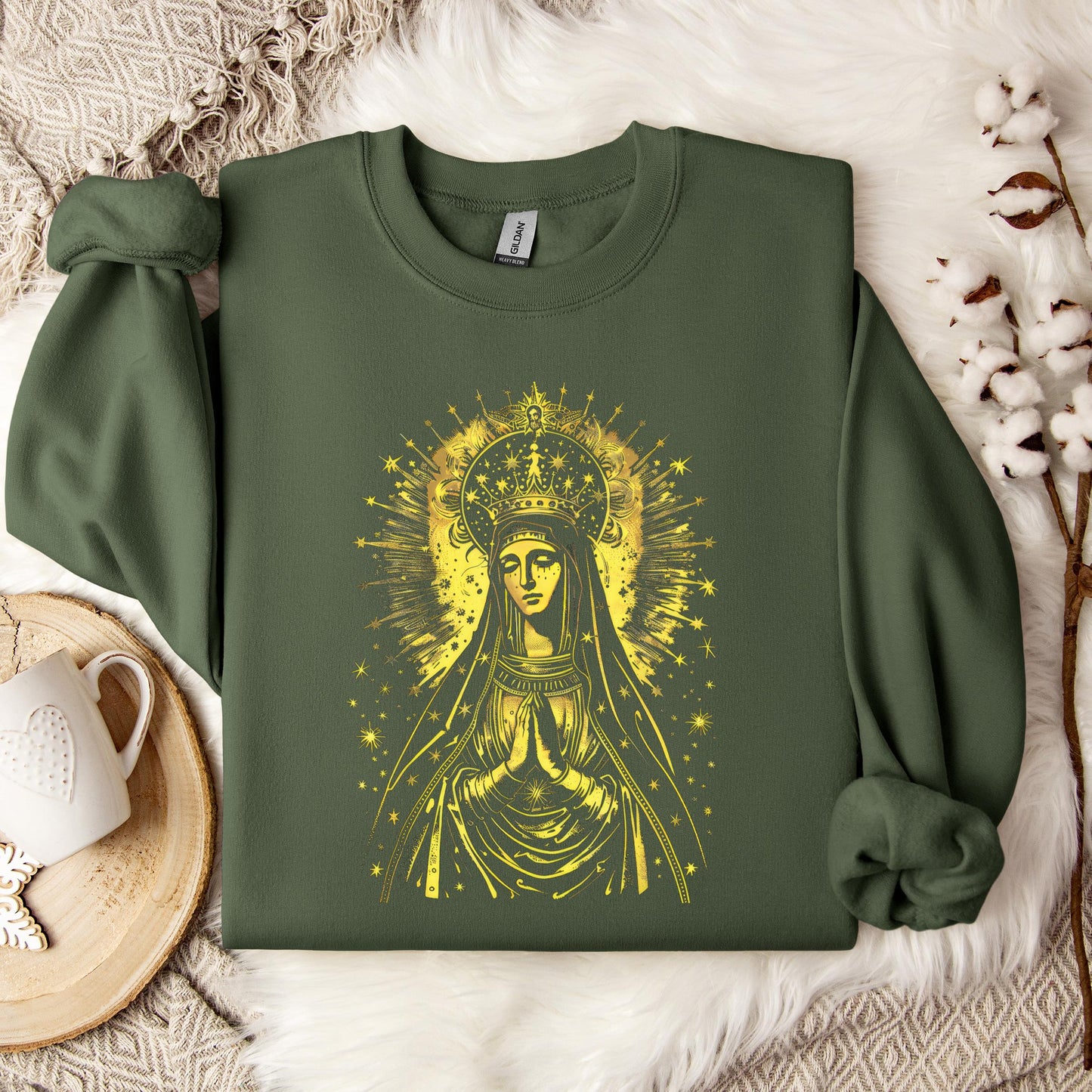 The Holy Virgin Mary 110 Sweatshirt