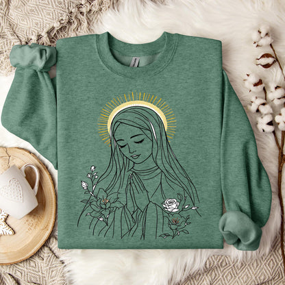 The Holy Virgin Mary 112 Sweatshirt