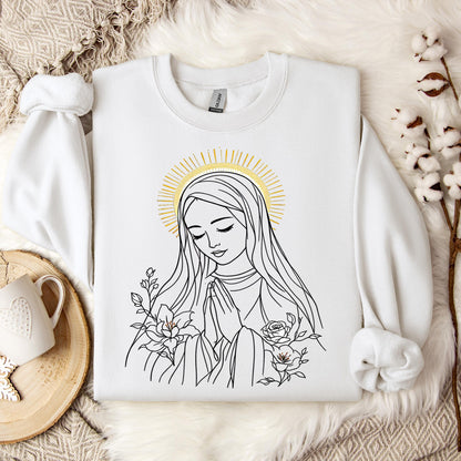 The Holy Virgin Mary 112 Sweatshirt