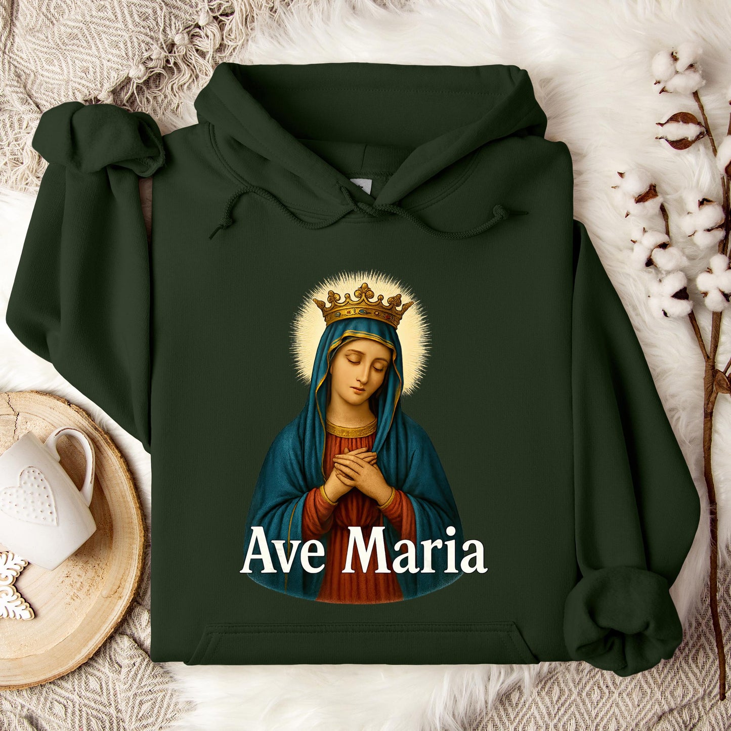 The Holy Virgin Mary 114 Hoodie