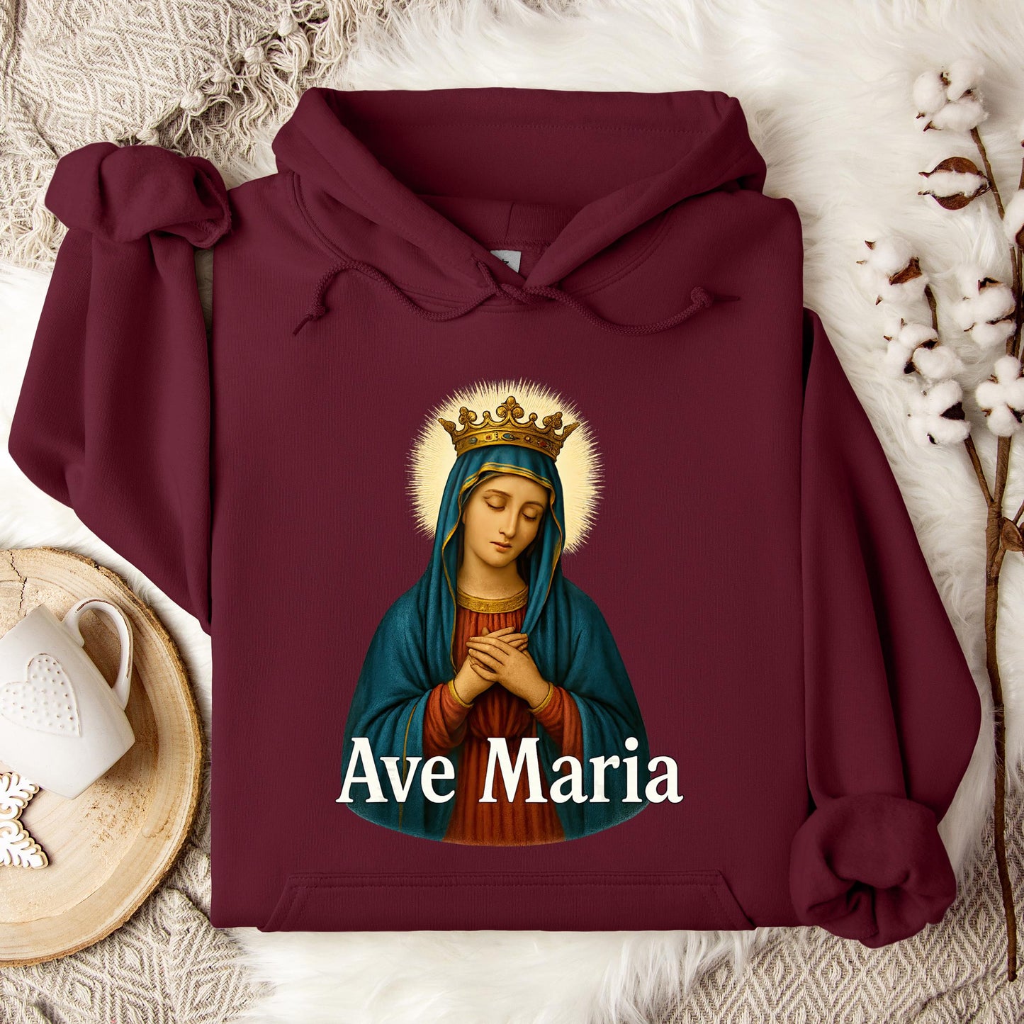 The Holy Virgin Mary 114 Hoodie