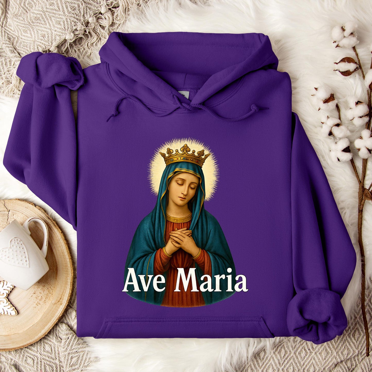 The Holy Virgin Mary 114 Hoodie