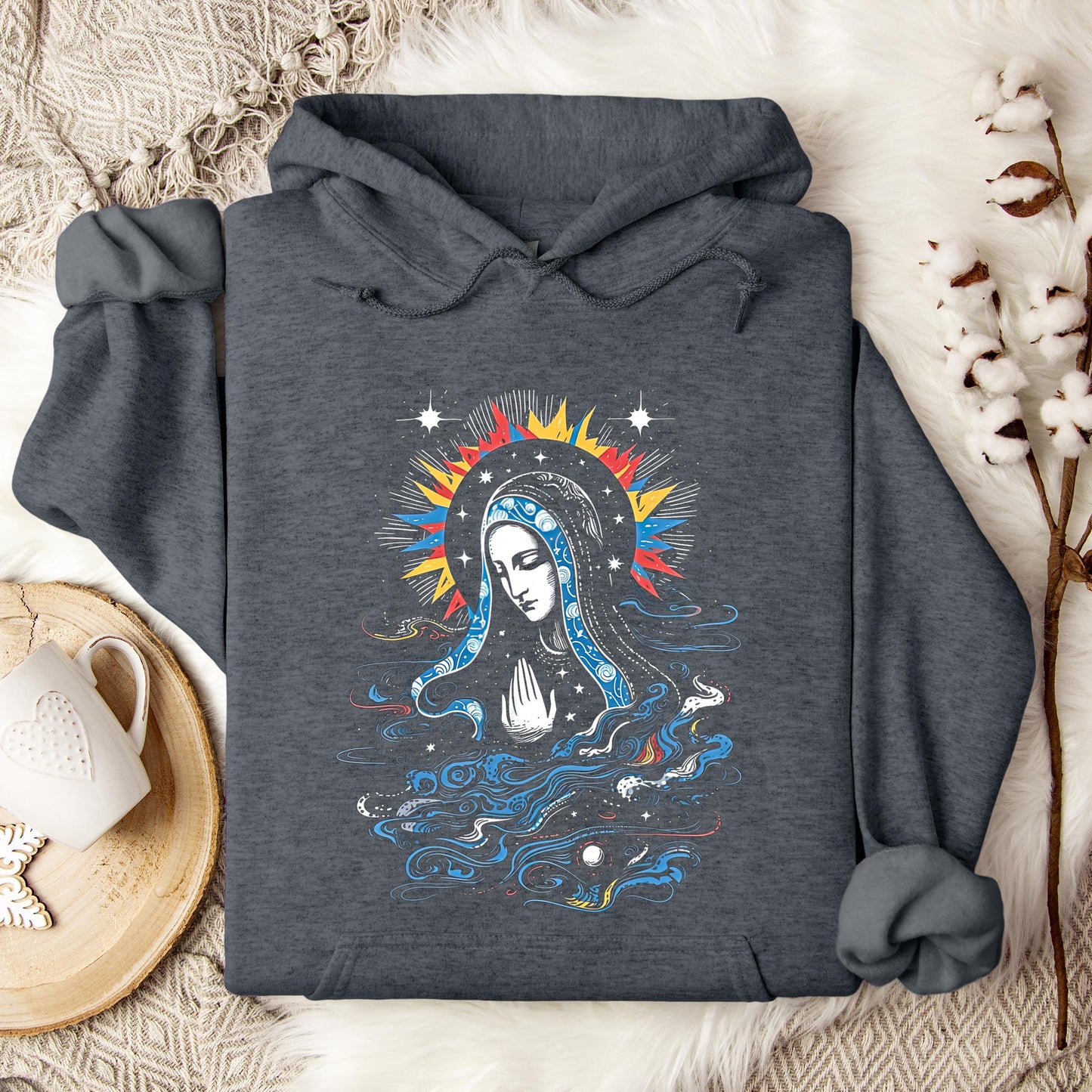 The Holy Virgin Mary 115 Hoodie