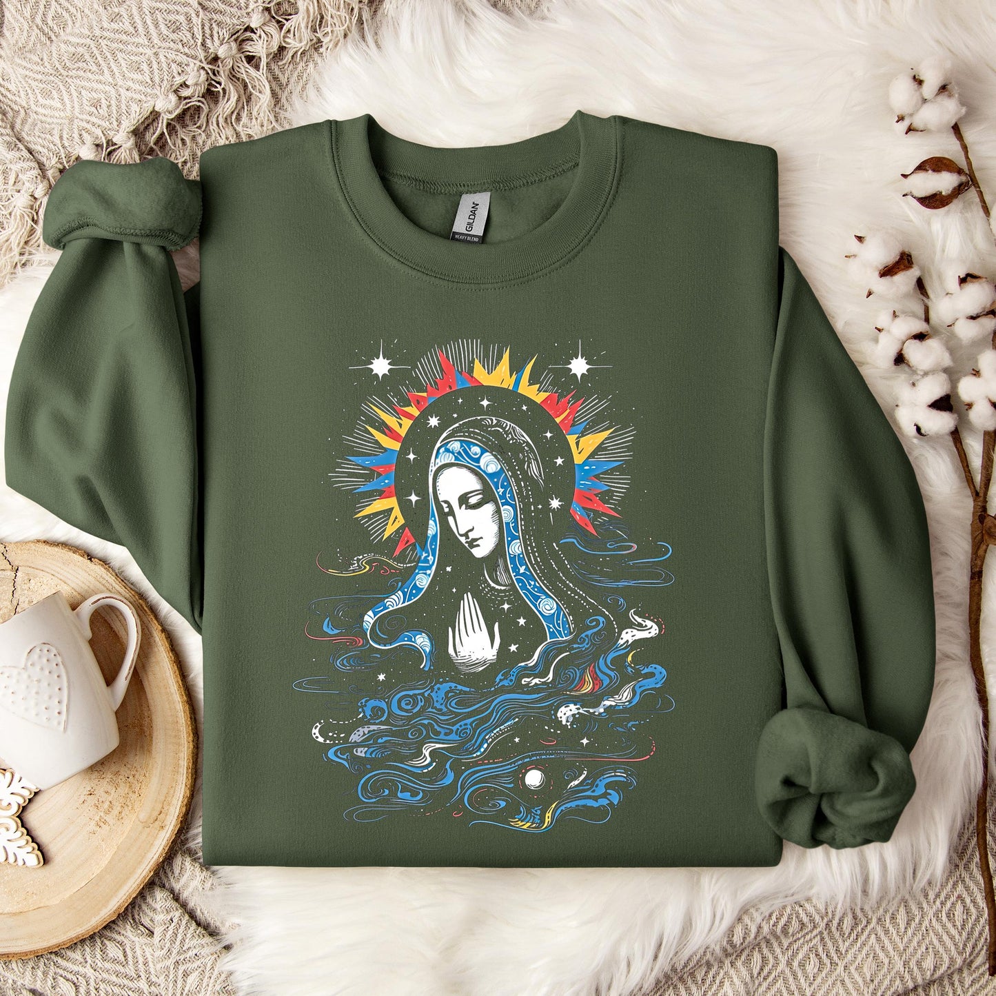 The Holy Virgin Mary 115 Sweatshirt