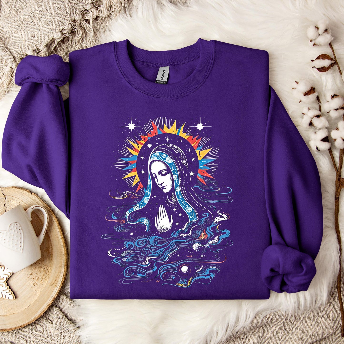 The Holy Virgin Mary 115 Sweatshirt
