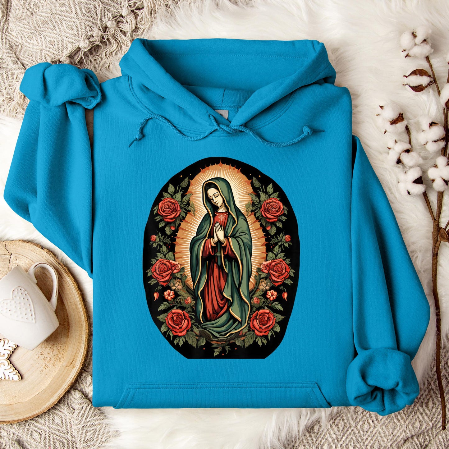 The Holy Virgin Mary 12 Hoodie