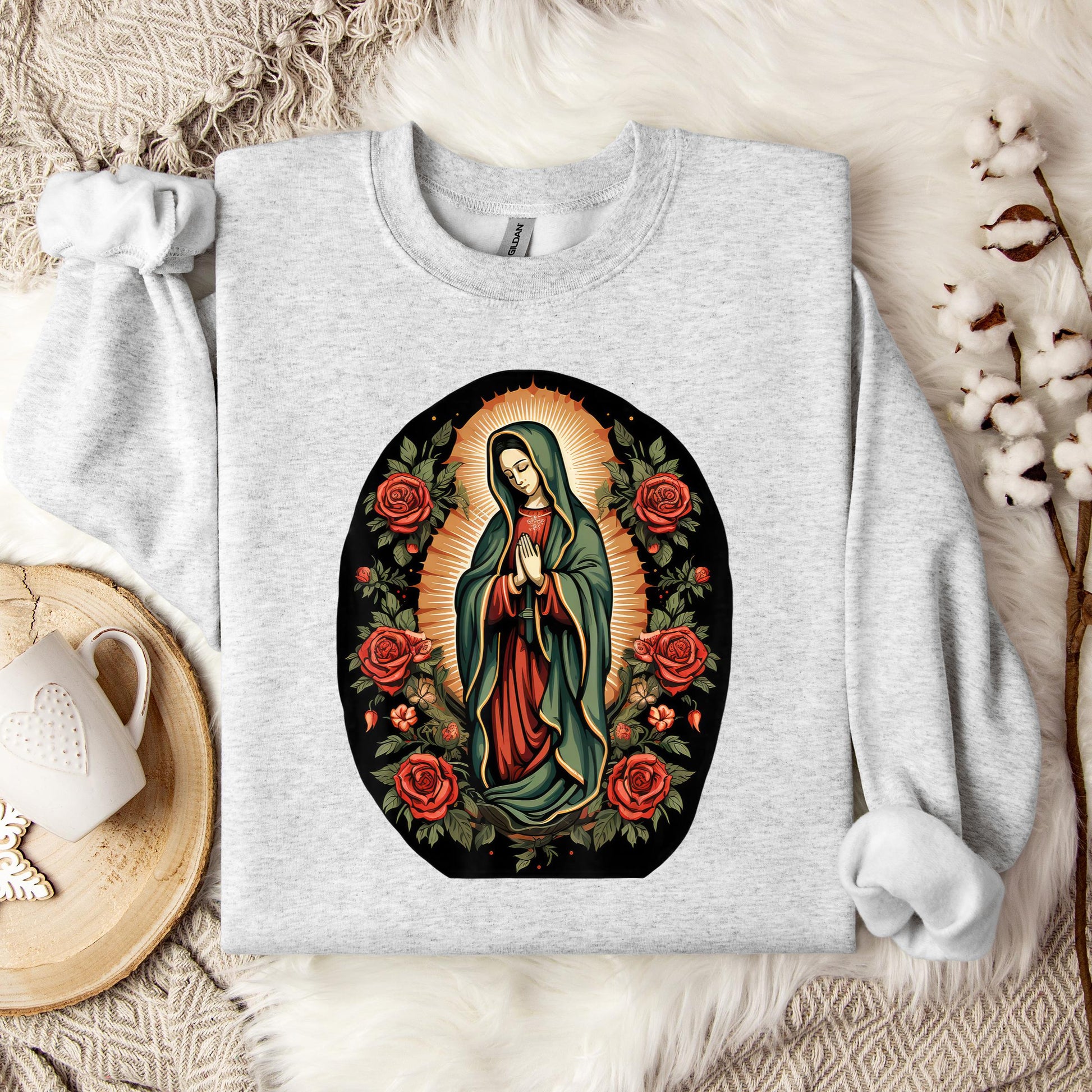 The Holy Virgin Mary 12 Sweatshirt