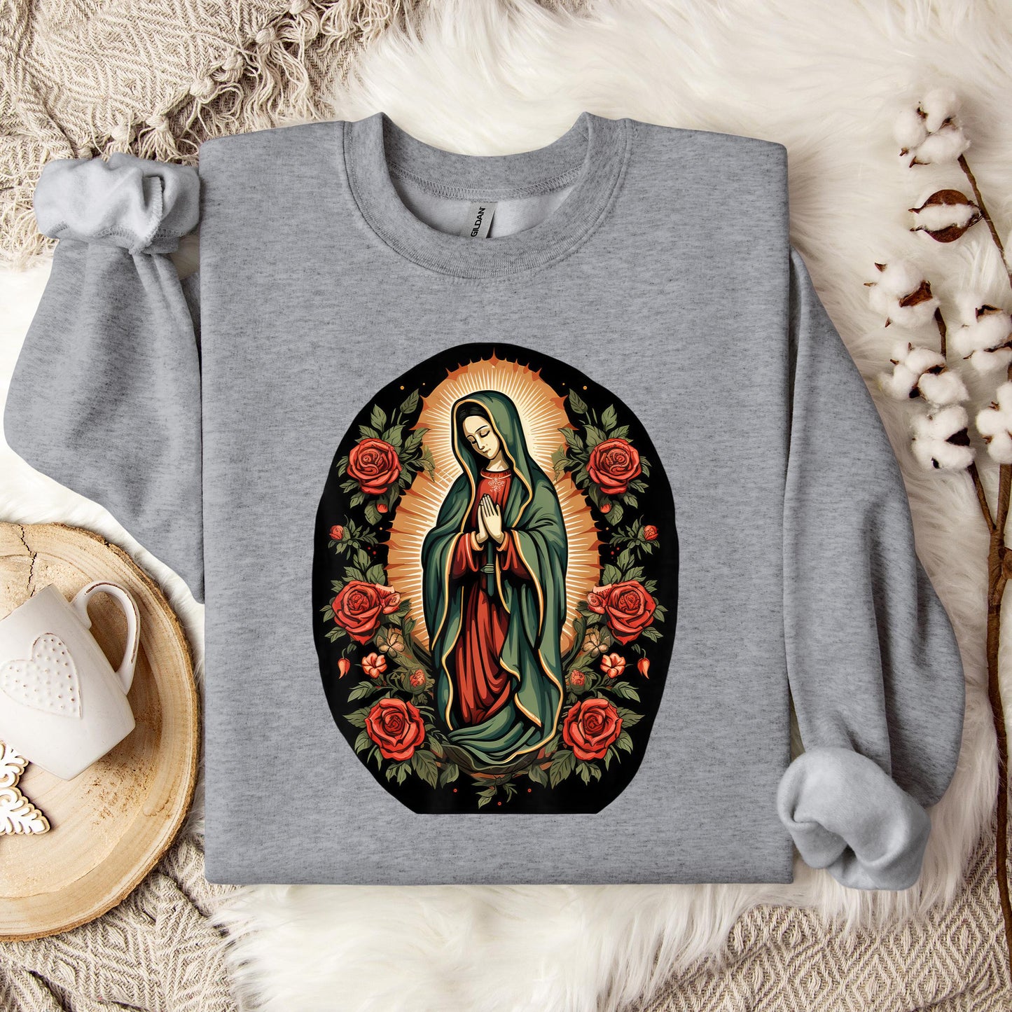The Holy Virgin Mary 12 Sweatshirt
