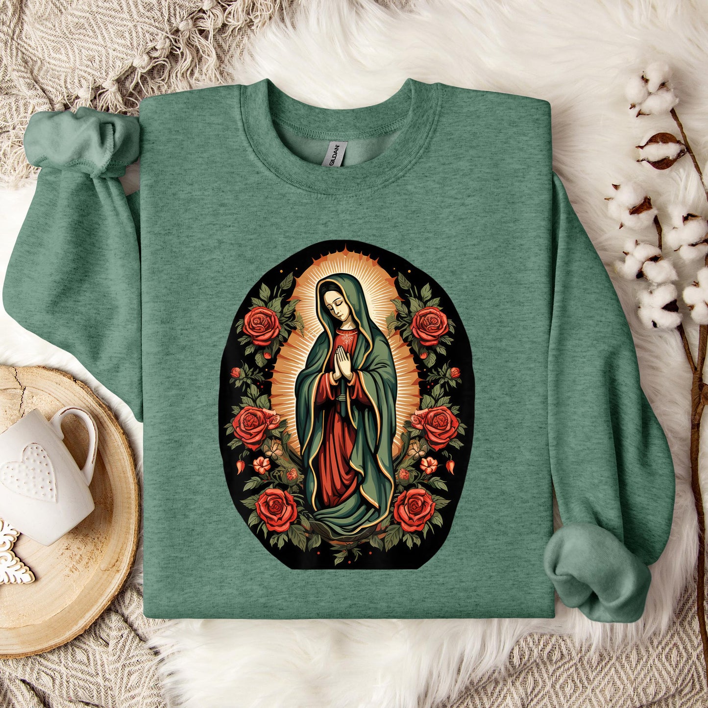 The Holy Virgin Mary 12 Sweatshirt