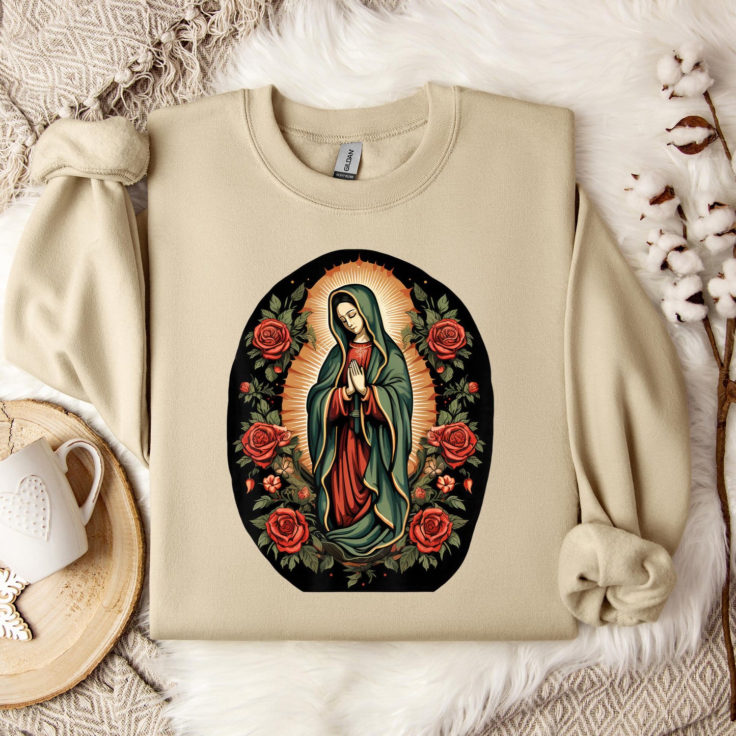 The Holy Virgin Mary 12 Sweatshirt