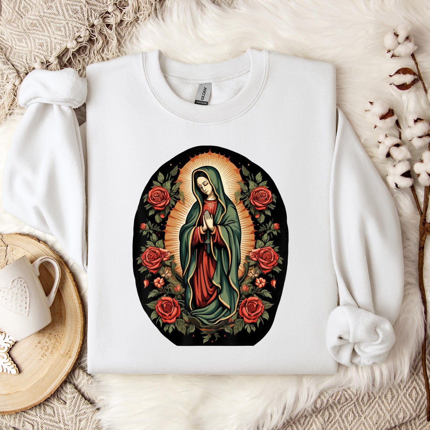 The Holy Virgin Mary 12 Sweatshirt