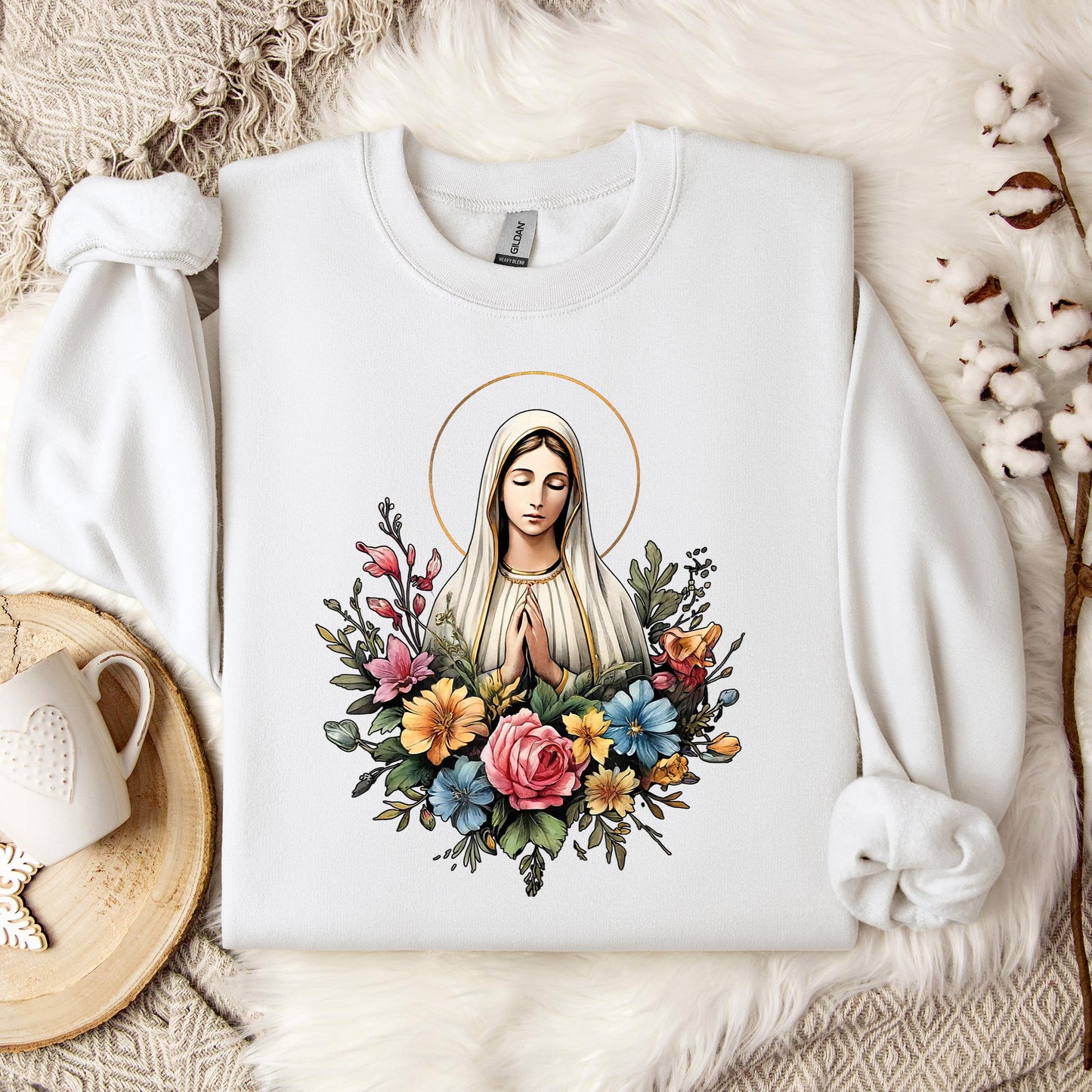 The Holy Virgin Mary 14 Sweatshirt
