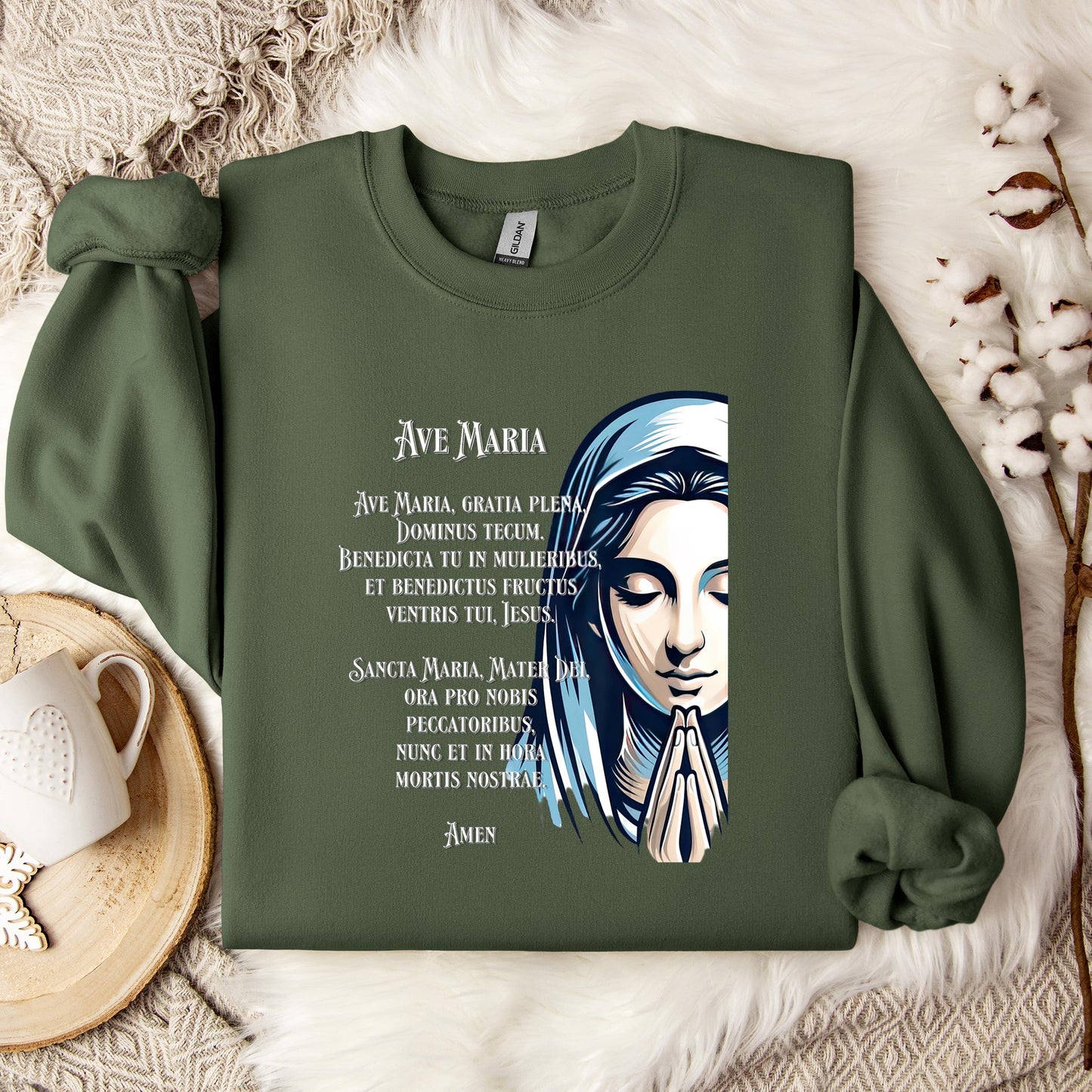 The Holy Virgin Mary 15 Sweatshirt