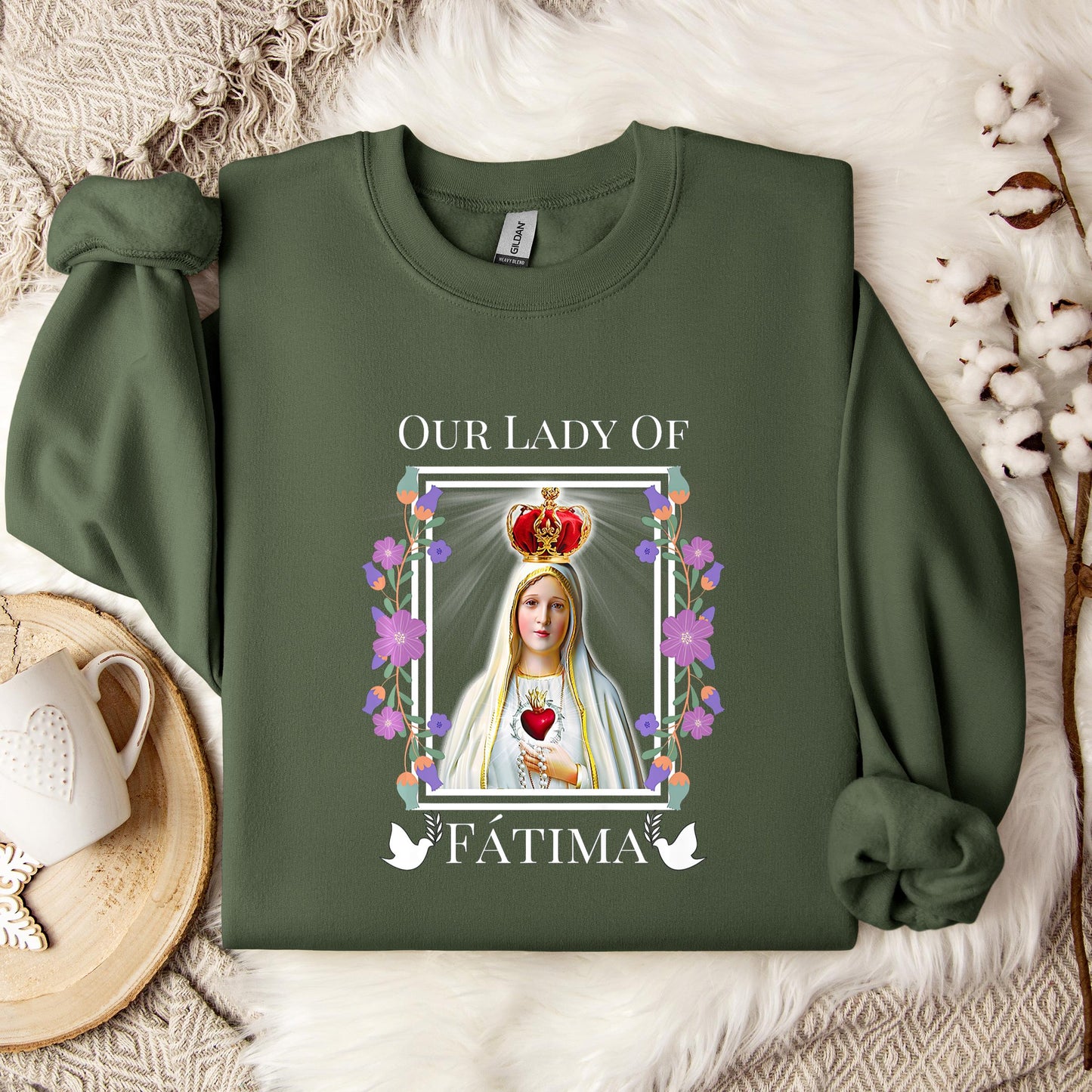 The Holy Virgin Mary 17 Sweatshirt