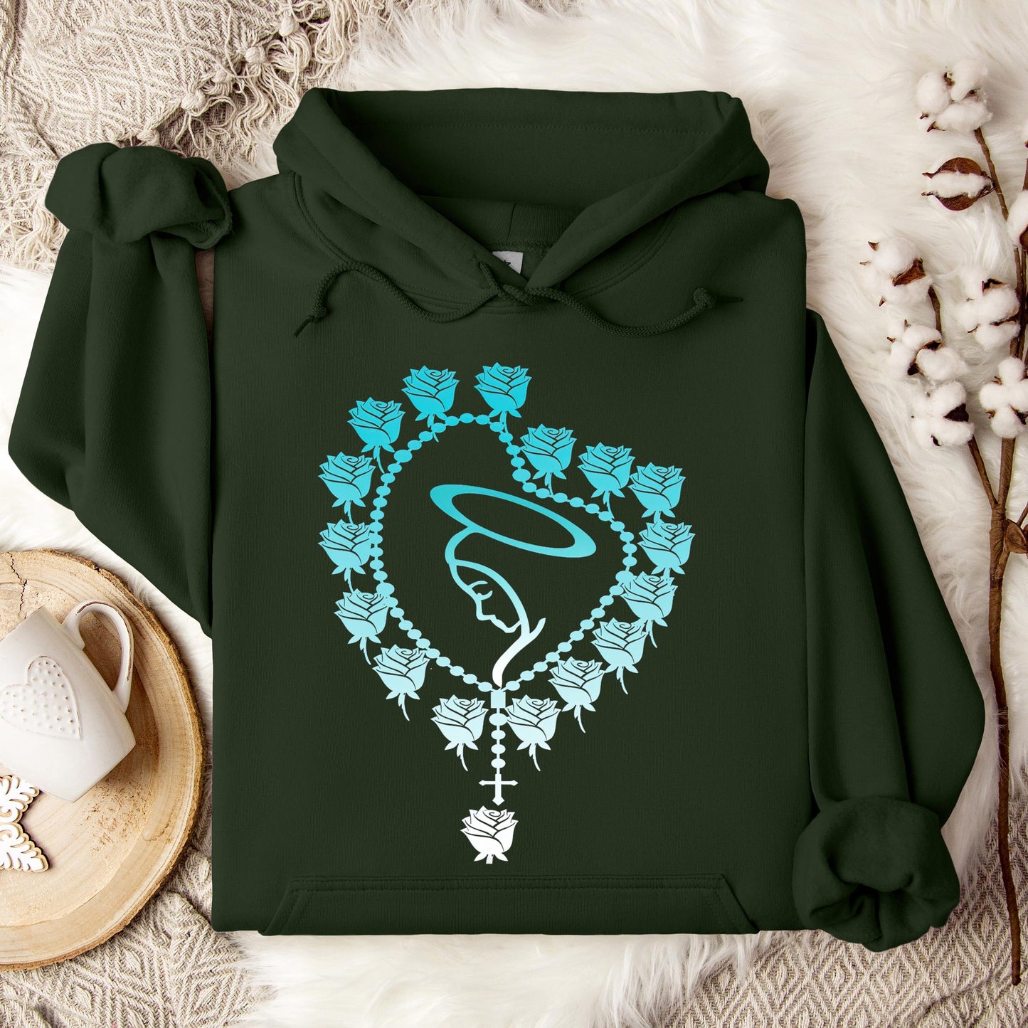 The Holy Virgin Mary 18 Hoodie