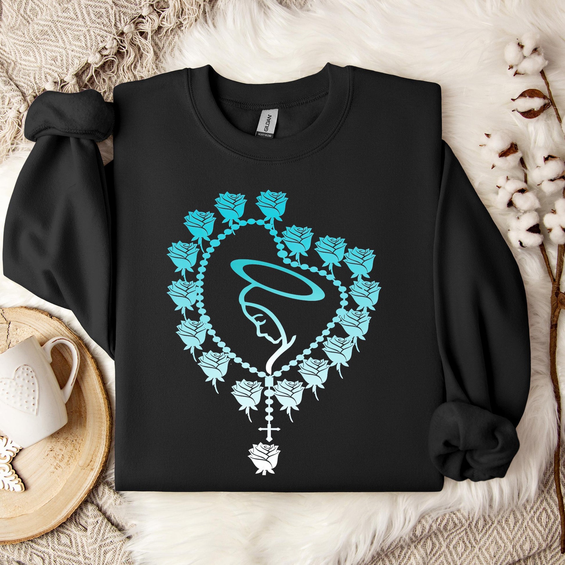 The Holy Virgin Mary 18 Sweatshirt