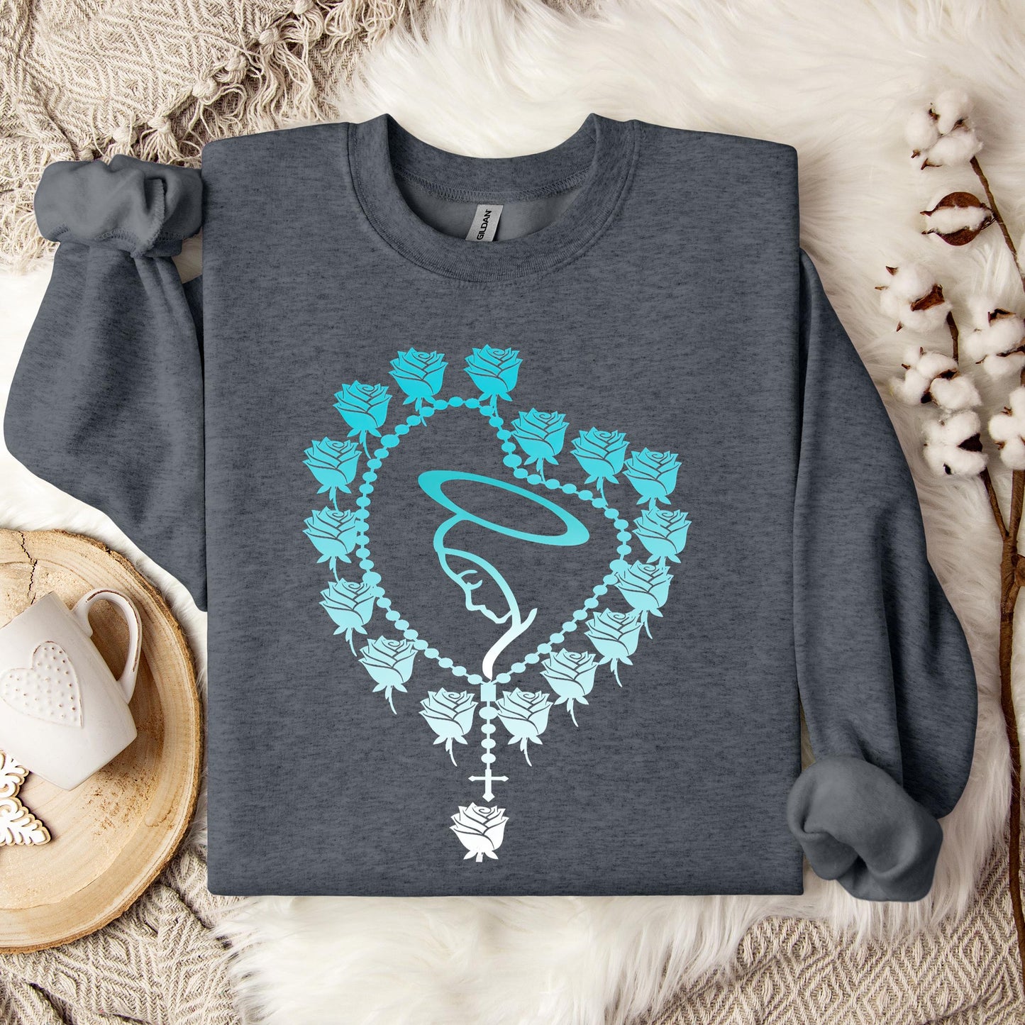 The Holy Virgin Mary 18 Sweatshirt
