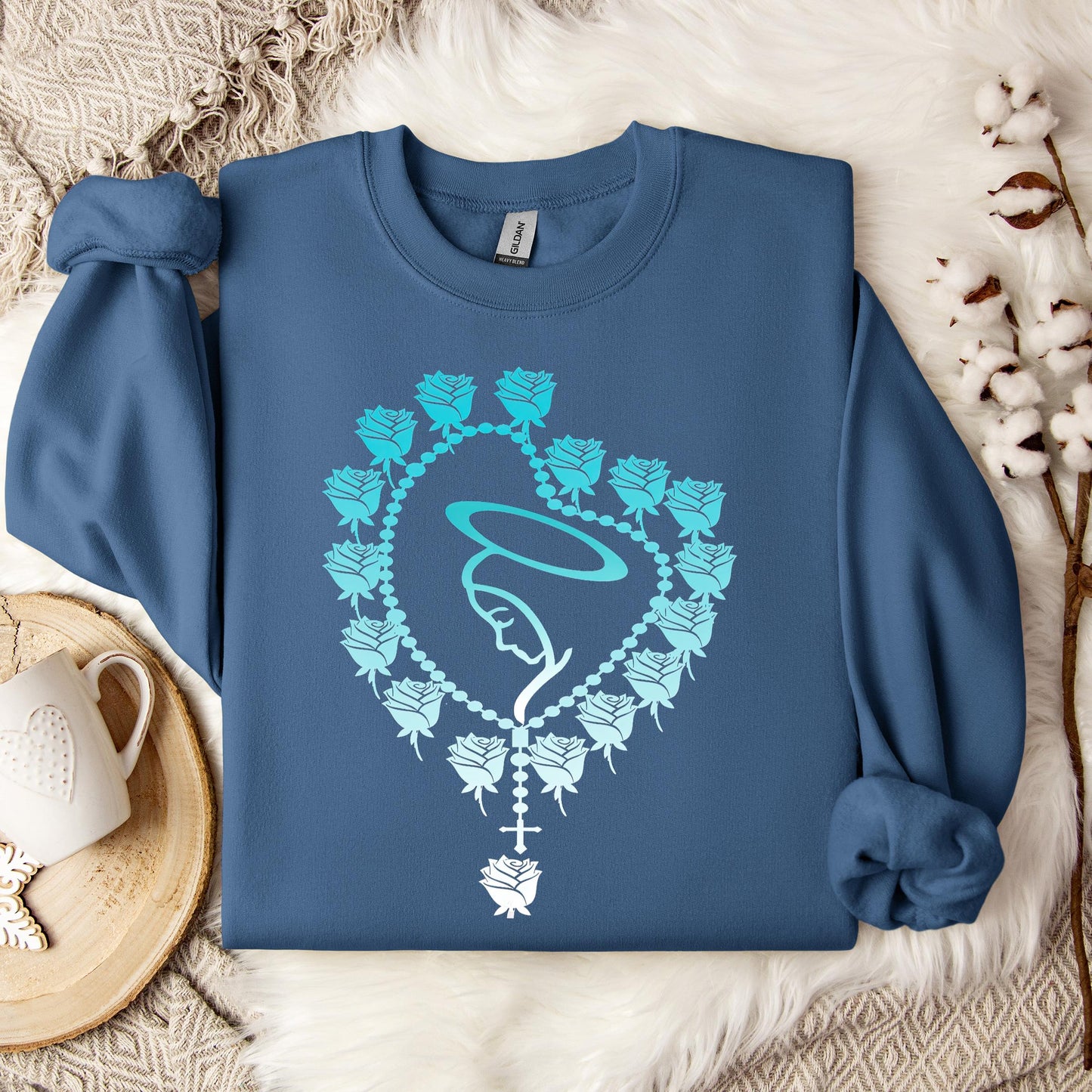 The Holy Virgin Mary 18 Sweatshirt