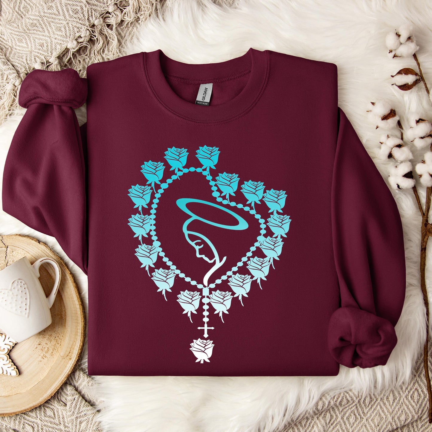 The Holy Virgin Mary 18 Sweatshirt