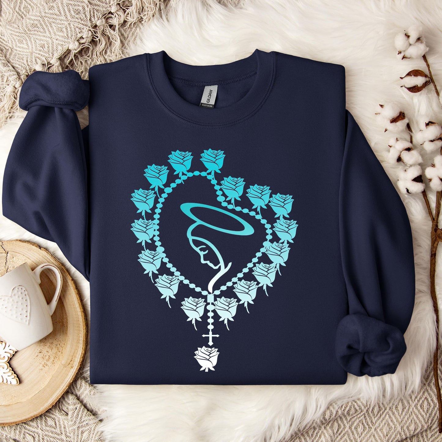 The Holy Virgin Mary 18 Sweatshirt