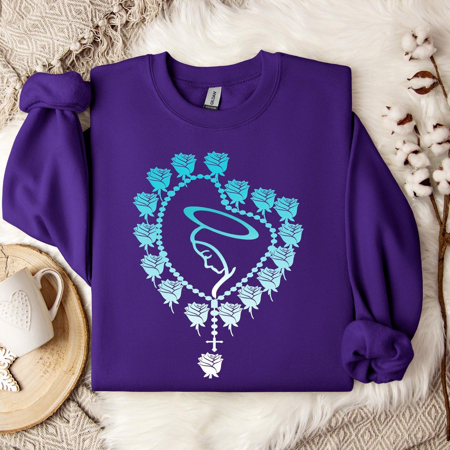 The Holy Virgin Mary 18 Sweatshirt