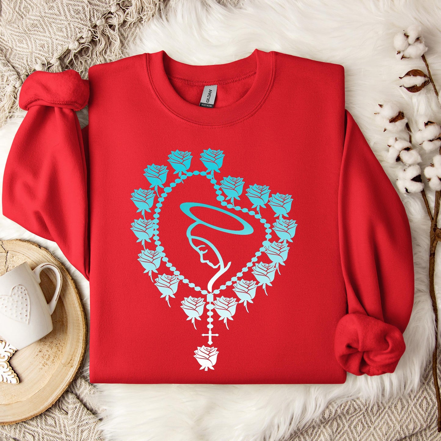The Holy Virgin Mary 18 Sweatshirt
