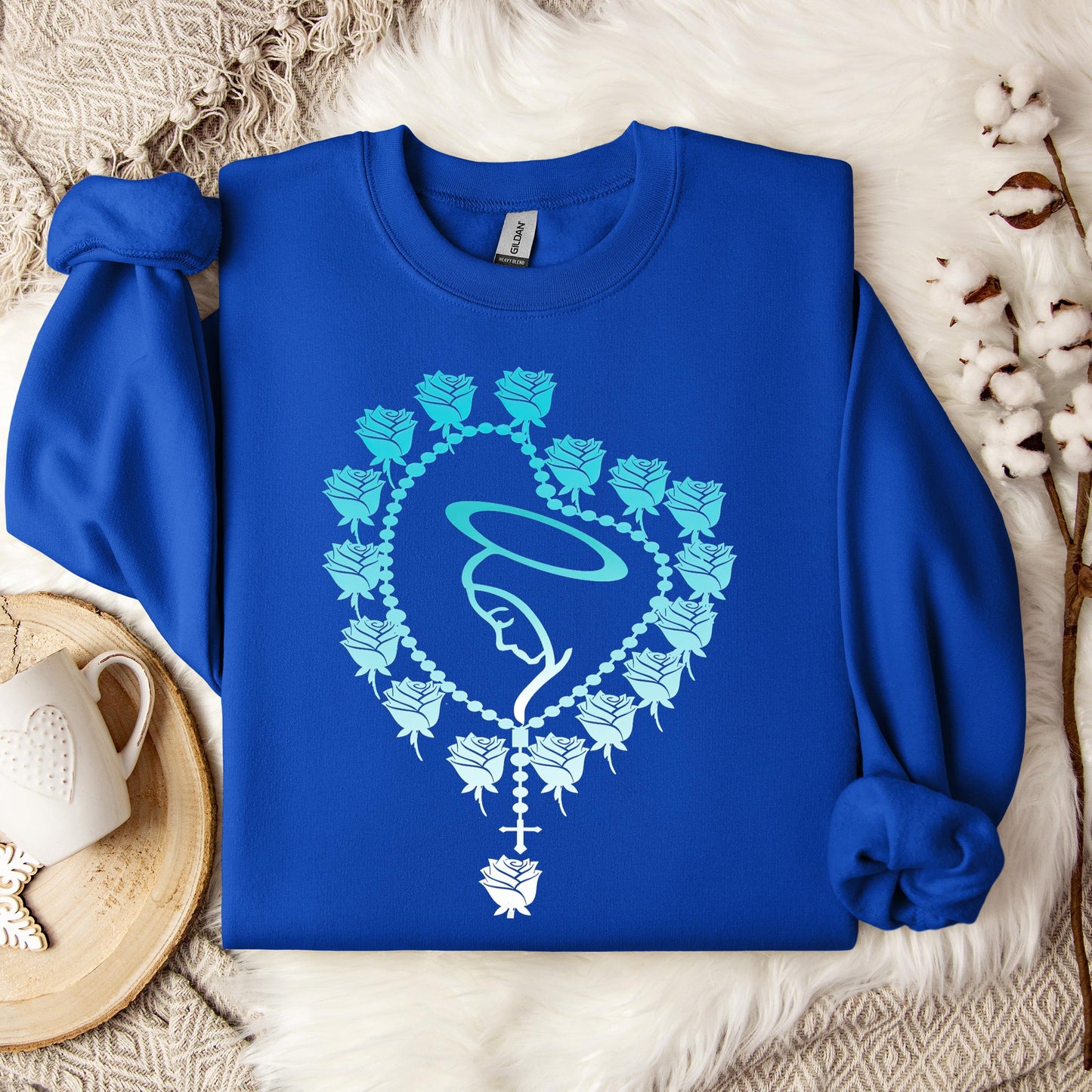 The Holy Virgin Mary 18 Sweatshirt