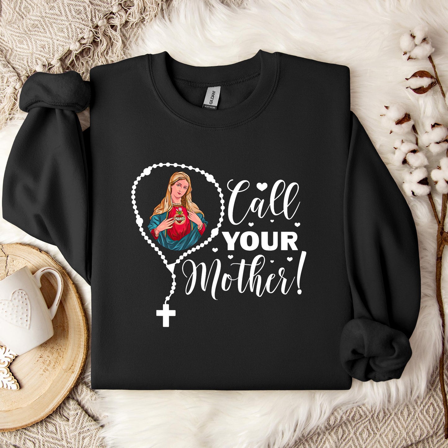 The Holy Virgin Mary 19 Sweatshirt