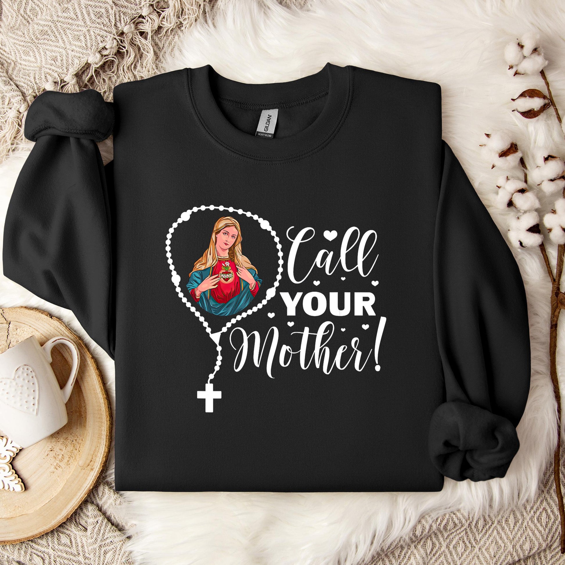 The Holy Virgin Mary 19 Sweatshirt