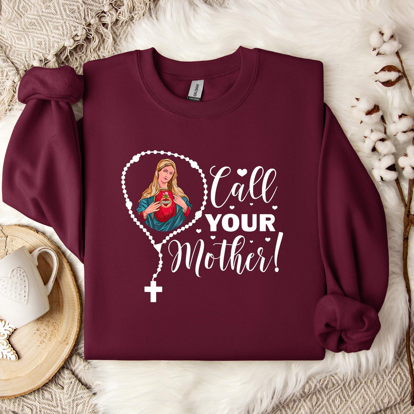 The Holy Virgin Mary 19 Sweatshirt