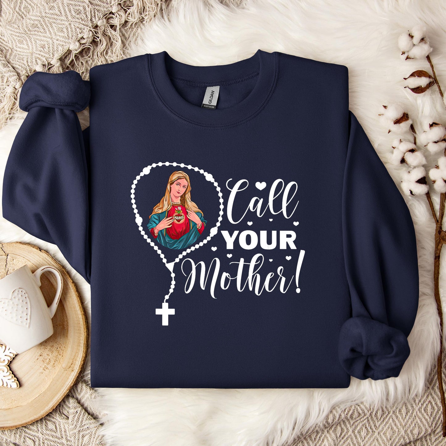 The Holy Virgin Mary 19 Sweatshirt