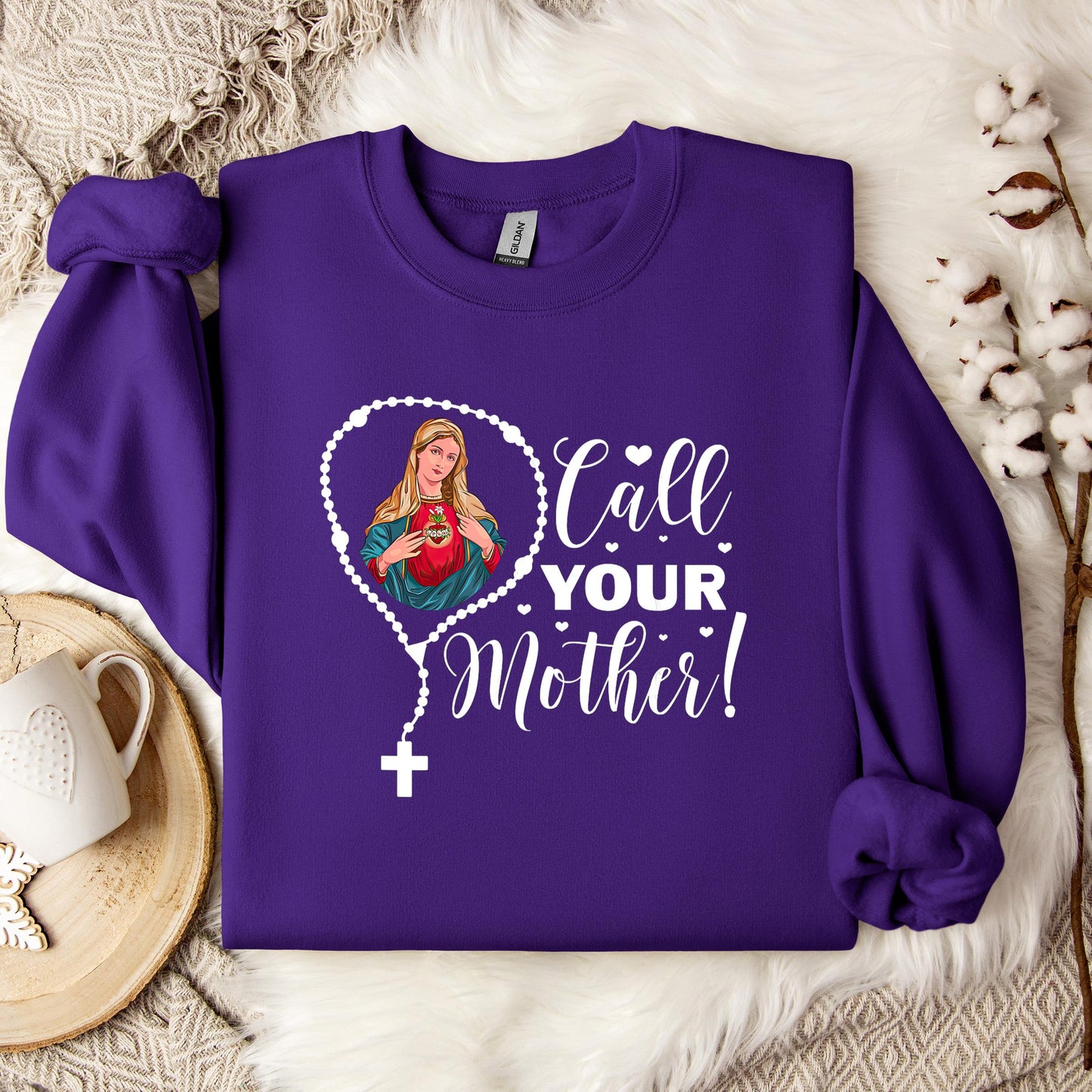 The Holy Virgin Mary 19 Sweatshirt
