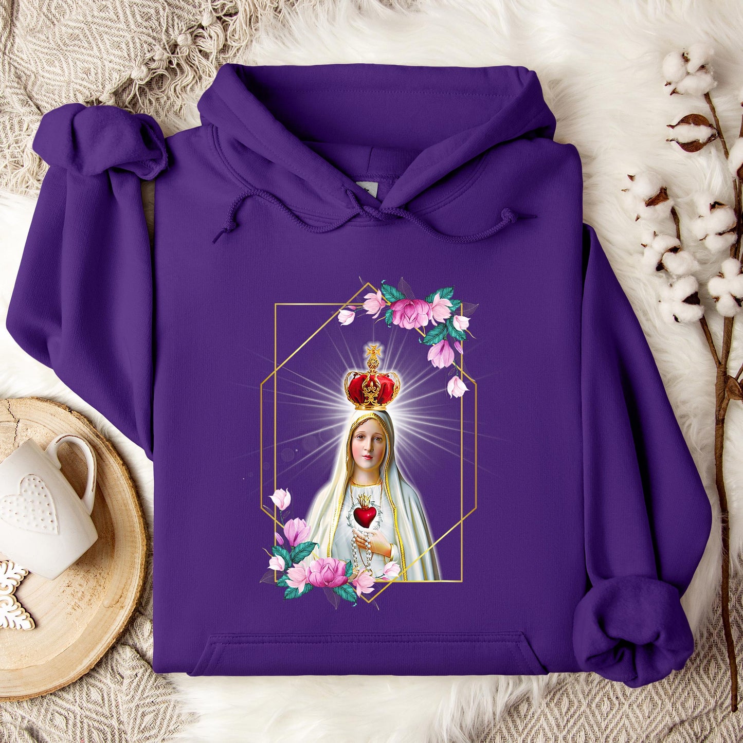The Holy Virgin Mary 24 Hoodie