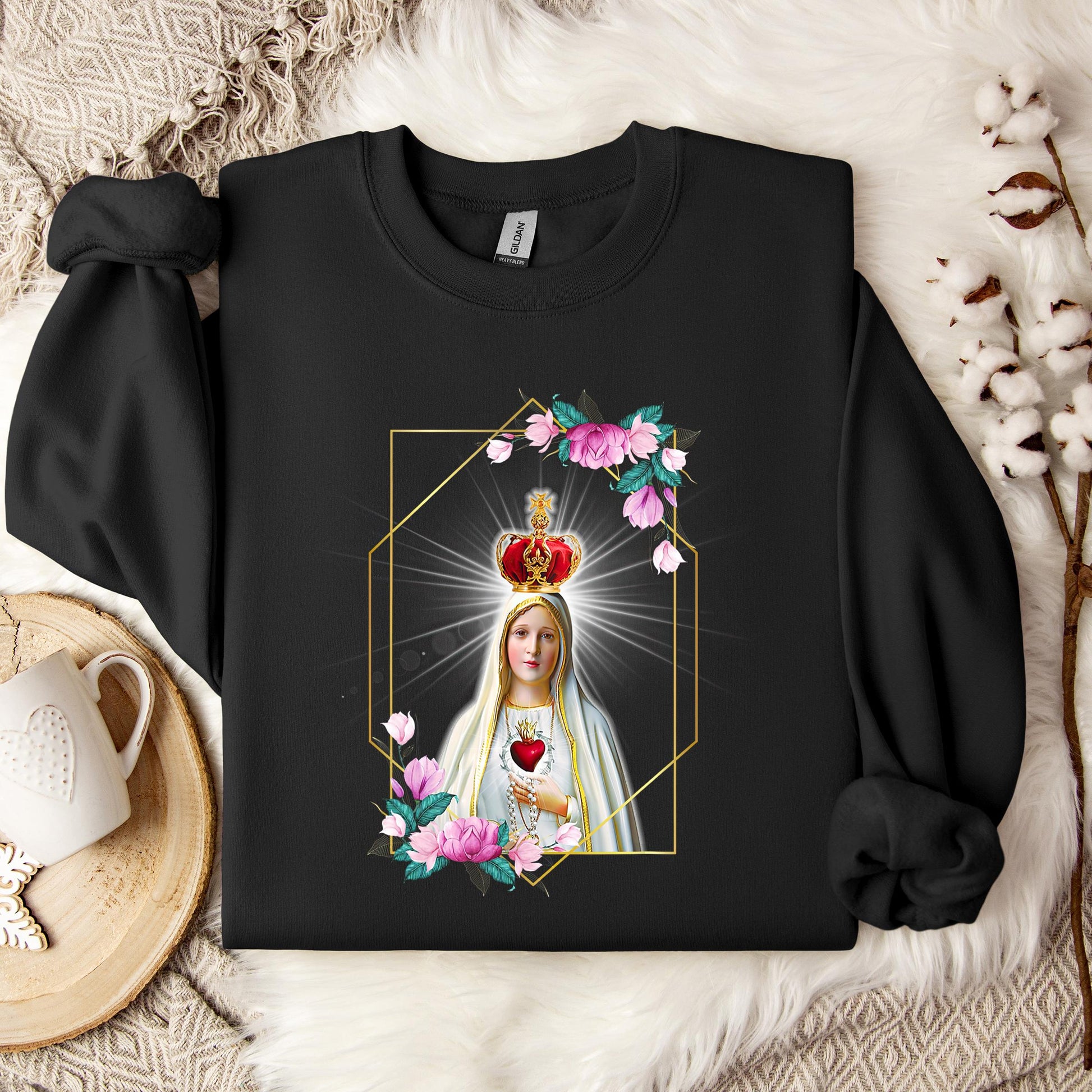 The Holy Virgin Mary 24 Sweatshirt