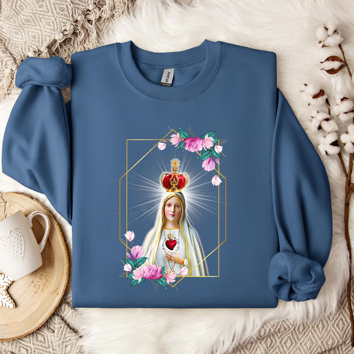The Holy Virgin Mary 24 Sweatshirt