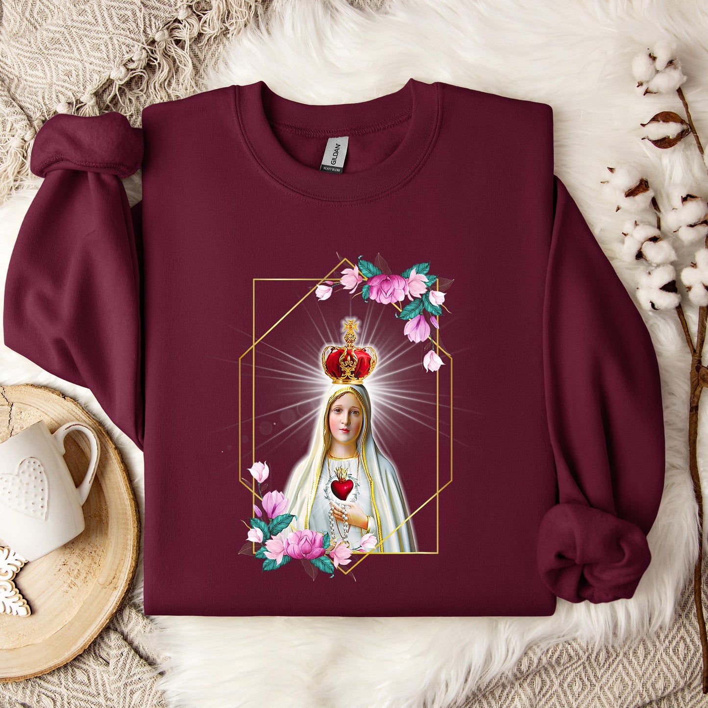 The Holy Virgin Mary 24 Sweatshirt