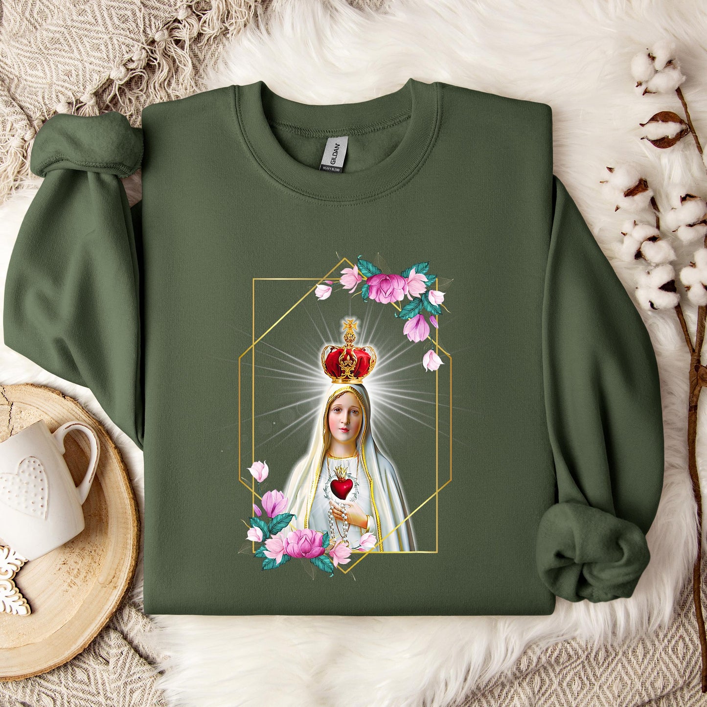 The Holy Virgin Mary 24 Sweatshirt