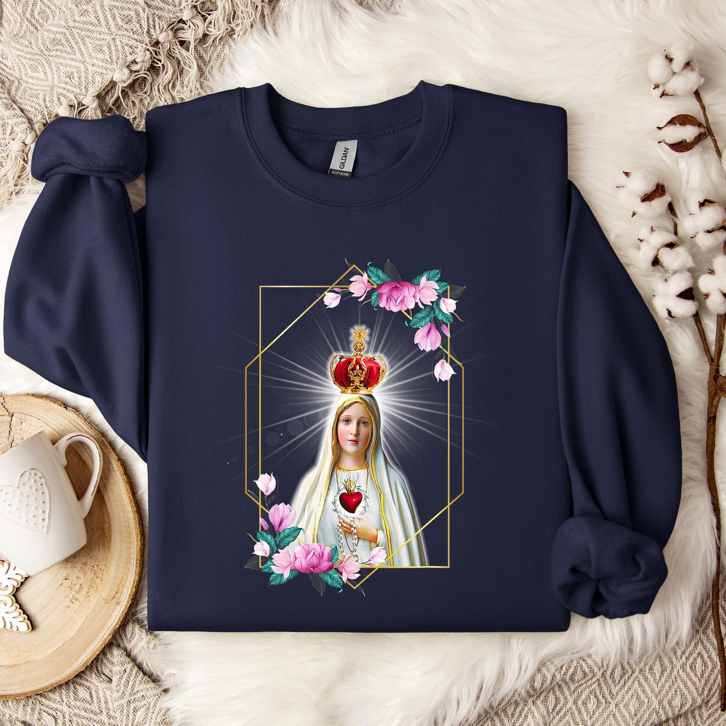 The Holy Virgin Mary 24 Sweatshirt