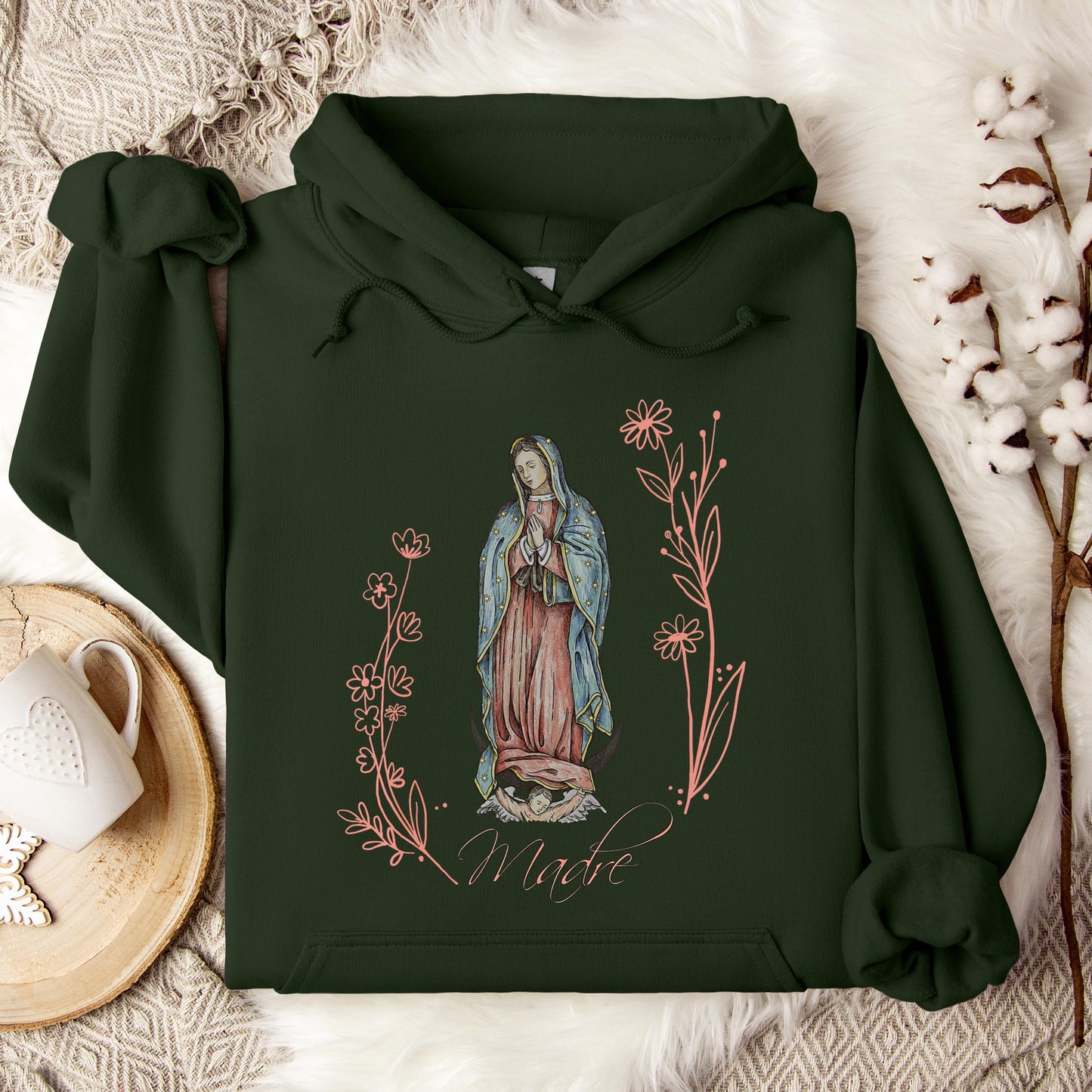 The Holy Virgin Mary 25 Hoodie