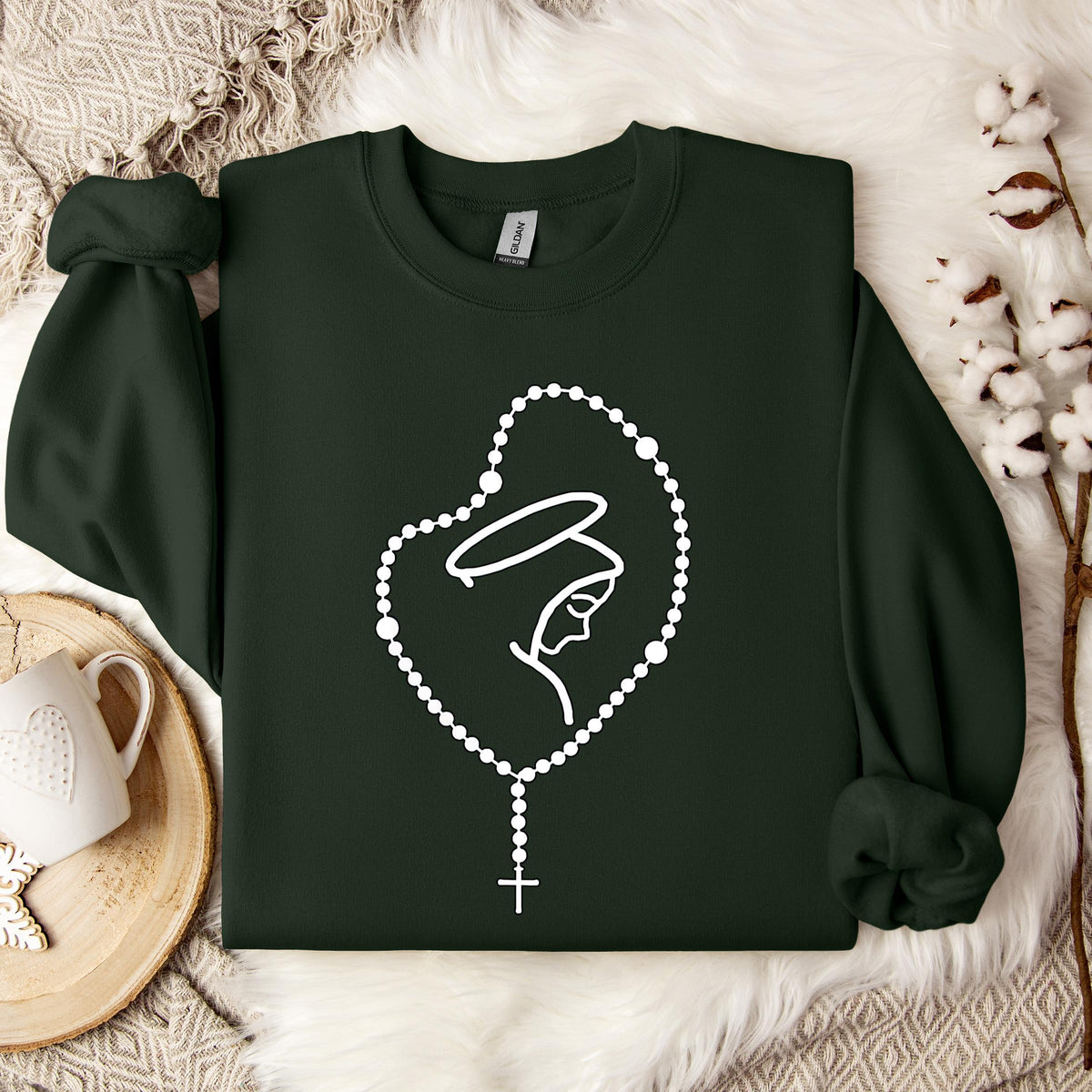 The Holy Virgin Mary 37 Sweatshirt