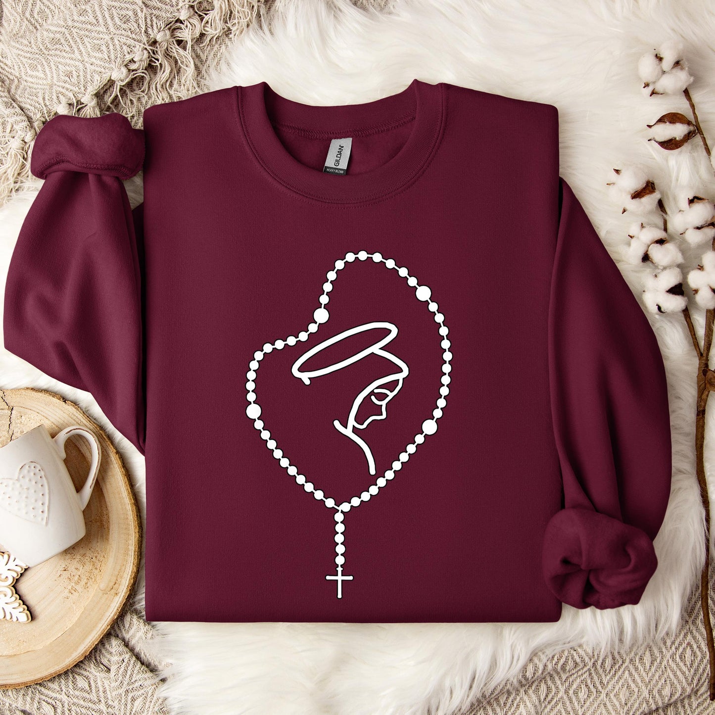 The Holy Virgin Mary 37 Sweatshirt