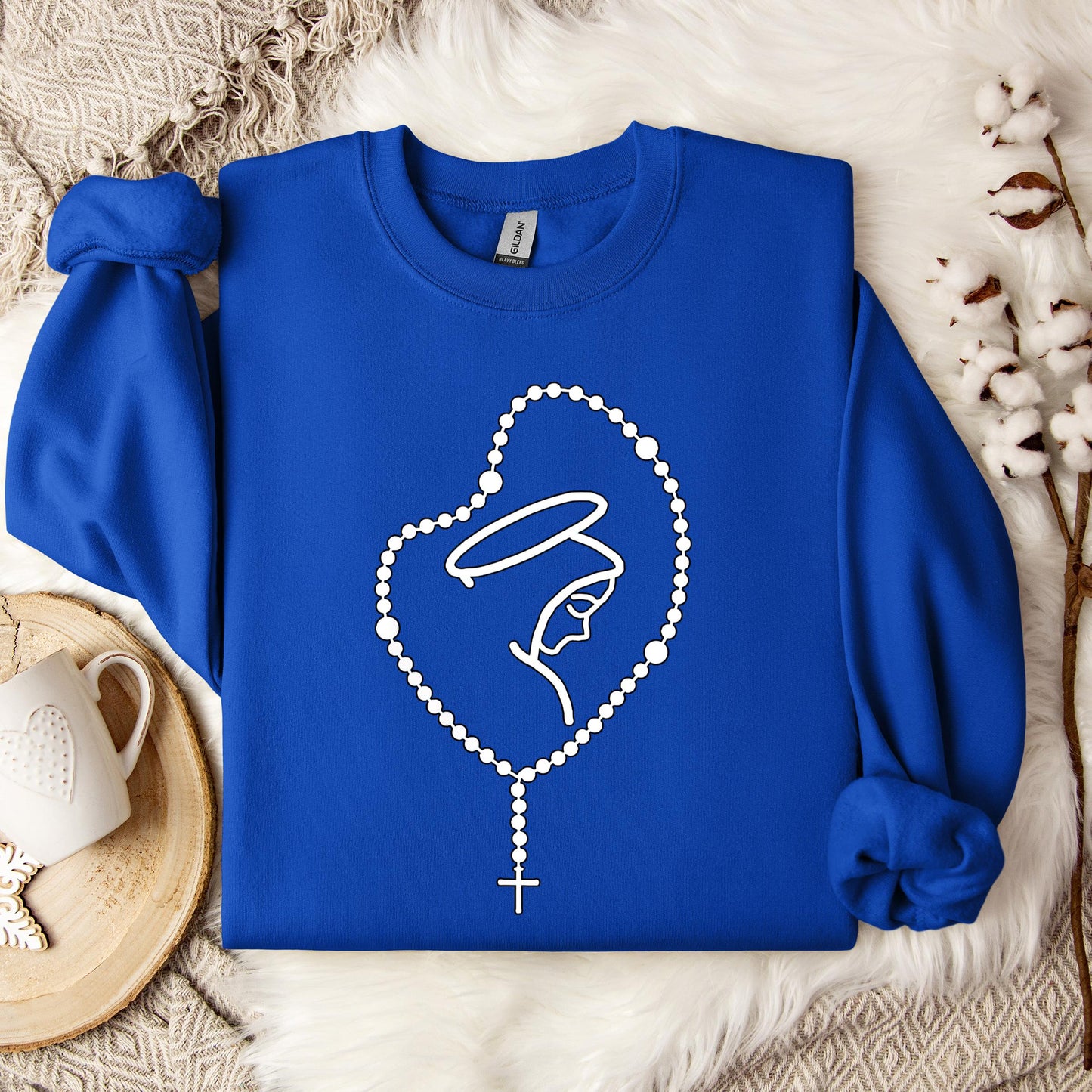 The Holy Virgin Mary 37 Sweatshirt
