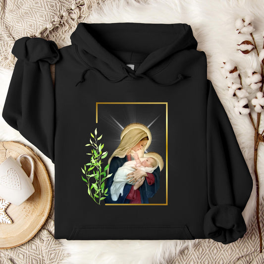 The Holy Virgin Mary 38 Hoodie