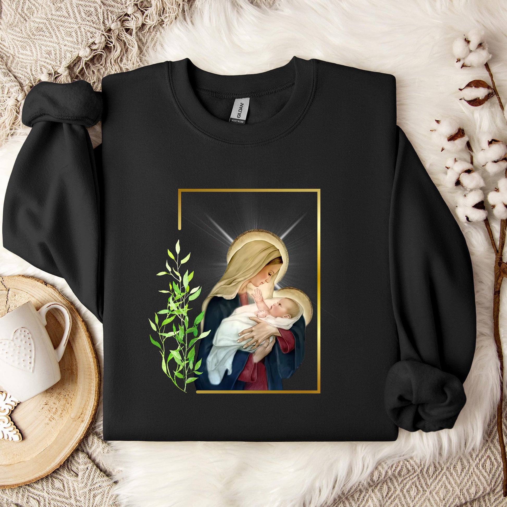 The Holy Virgin Mary 38 Sweatshirt