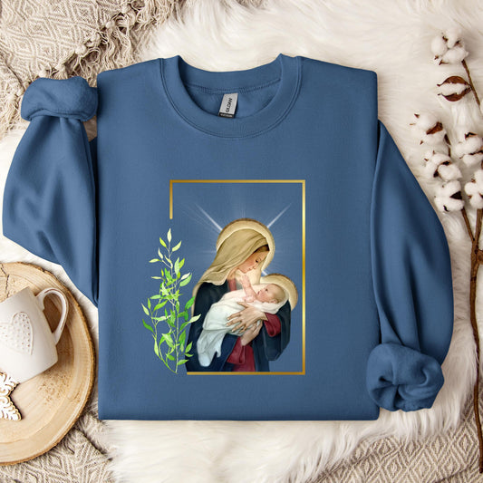 The Holy Virgin Mary 38 Sweatshirt