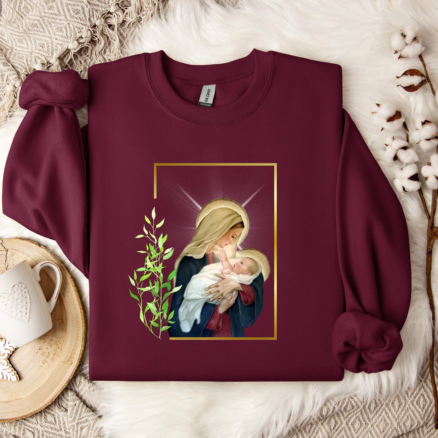 The Holy Virgin Mary 38 Sweatshirt