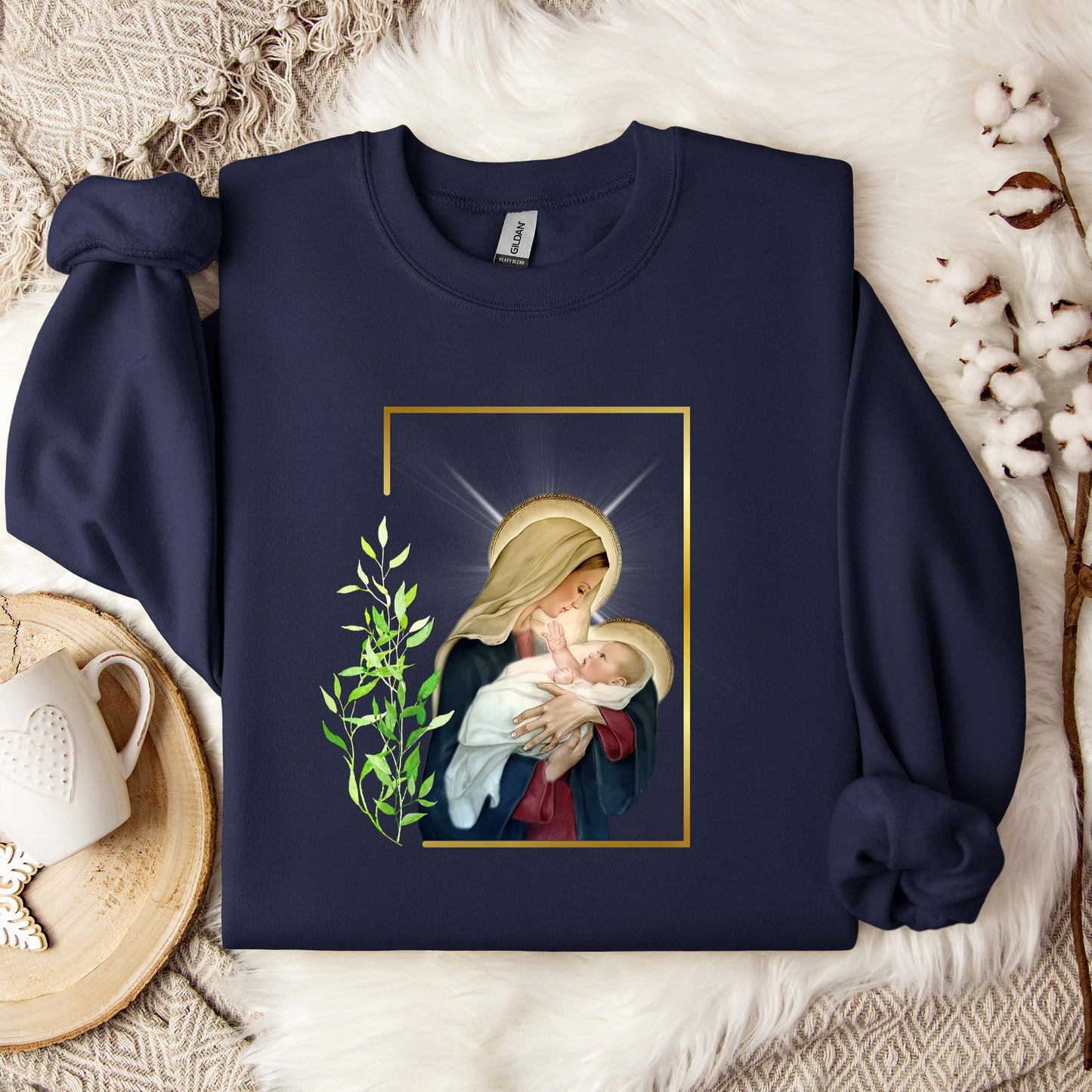 The Holy Virgin Mary 38 Sweatshirt